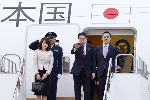 Thủ tướng Nhật Bản bắt đầu chuyến thăm cấp nhà nước tới Mỹ. (Nguồn: Kyodo)