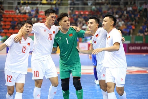 Đội tuyển Futsal Việt Nam vào tứ kết Futsal châu Á 2024. 
