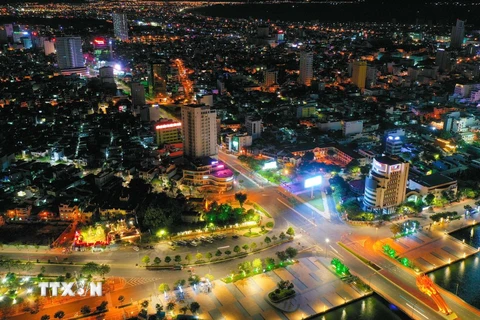 Khu vực trung tâm thành phố Đà Nẵng. (Ảnh: Trần Lê Lâm/TTXVN)