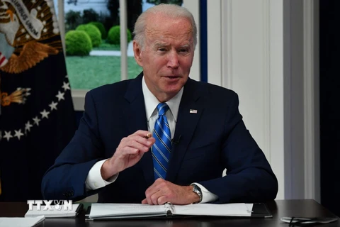 Chính quyền của Tổng thống Joe Biden đã bổ sung 37 thực thể Trung Quốc vào danh sách hạn chế thương mại. (Ảnh: AFP/TTXVN)