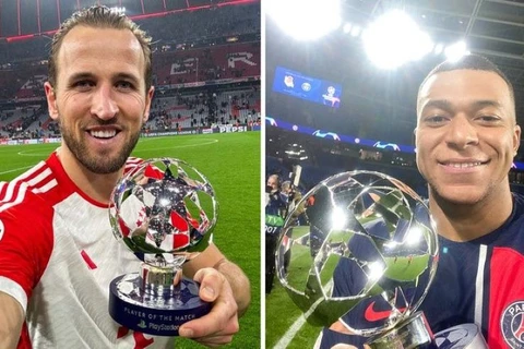 Kane và Mbappe giành danh hiệu Vua phá lưới Champions League. (Nguồn: X)