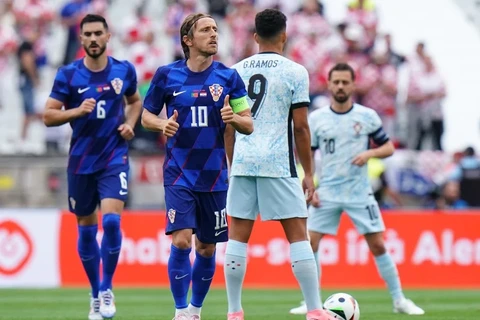 Modric khiến Bồ Đào Nha nhận thất bại trên sân nhà. (Nguồn: Getty Images)