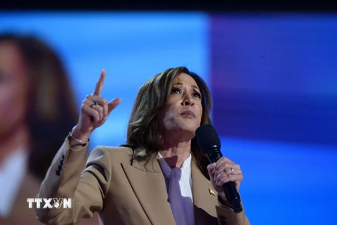 Phó Tổng thống Mỹ Kamala Harris. (Ảnh: AA/TTXVN)