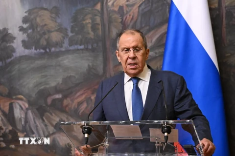 Ngoại trưởng Nga Sergei Lavrov. (Ảnh: AFP/TTXVN)