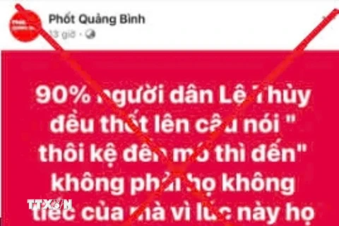 Xử lý nghiêm các trường hợp đăng tải thông tin sai sự thật về tình hình mưa lũ