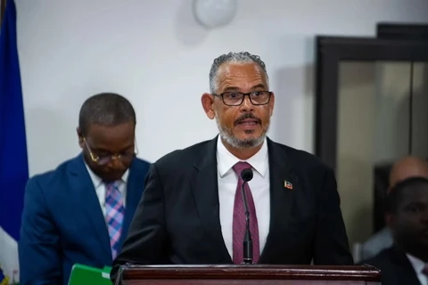 Tân Thủ tướng Haiti Alix Didier Fils-Aimé. (Ảnh: AFP)