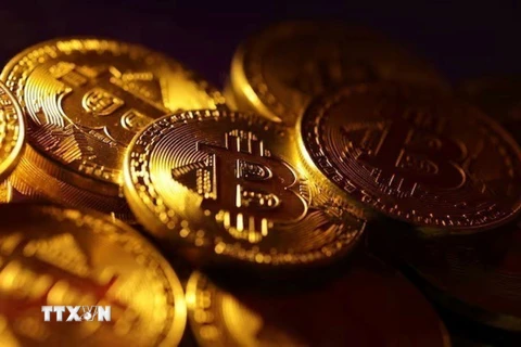 Hình ảnh minh họa đồng Bitcoin. (Ảnh: Reuters/TTXVN)