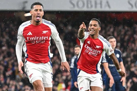 Arsenal khiến M.U nhận trận thua đầu tiên dưới thời Rúben Amorim. (Nguồn: Getty Images)