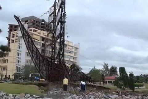 Video Hải Phòng khắc phục hậu quả cơn bão số 14