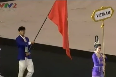 Video màn diễu hành của đoàn Việt Nam ở lễ khai mạc SEA Games