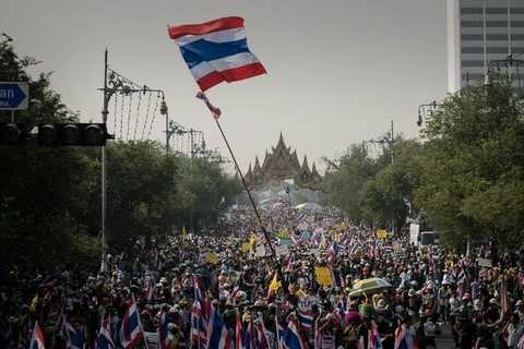 Cựu sỹ quan quân đội Thái Lan ủng hộ phe biểu tình