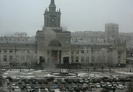 Video "góa phụ đen" đánh bom nhà ga ở Volgograd