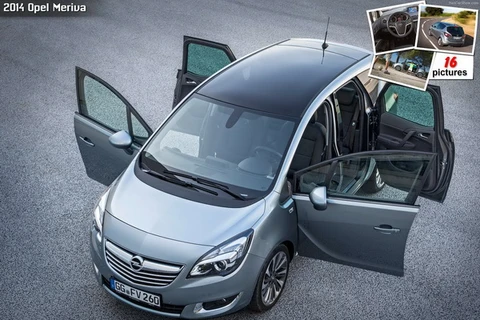 Mẫu Opel Meriva có nhiều cải tiến ấn tượng, tinh tế