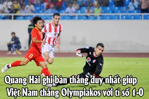 Muốn thắng Olympiakos, M.U phải chiêu mộ... Quang Hải