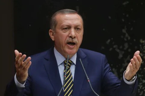 Thủ tướng Thổ Nhĩ Kỳ Recep Tayyip Erdogan. (Nguồn: AFP/TTXVN)