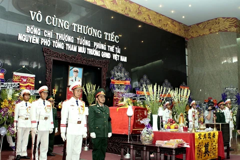 Chùm ảnh Lễ tang Thượng tướng Phùng Thế Tài