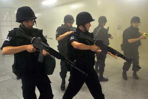 Cảnh sát Hàn Quốc. Ảnh minh họa. (Nguồn: AFP/TTXVN)