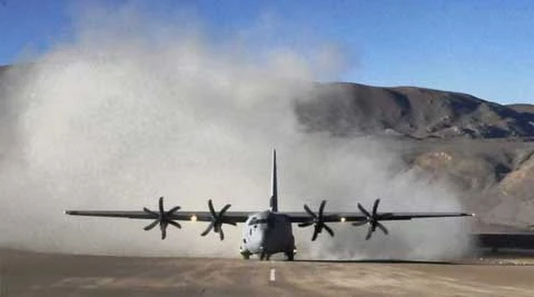 Máy bay vận tải C-130J Super Hercules. (Nguồn: PTI) 