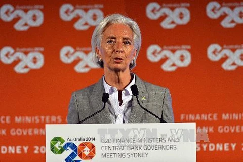 Giám đốc điều hành Qũy Tiền tệ Quốc tế (IMF) Christine Lagarde. (Nguồn: AFP/TTXVN)