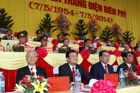 Lãnh đạo Đảng, Nhà nước dự kỷ niệm Chiến thắng Điện Biên Phủ