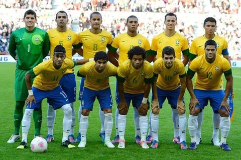 [Infographics] Brazil công bố đội hình ở World Cup 2014