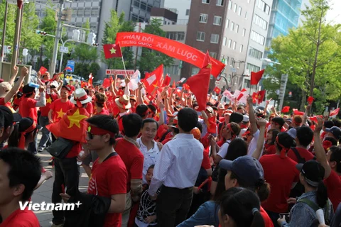 Người Việt ở Nhật Bản tiếp tục tuần hành phản đối Trung Quốc