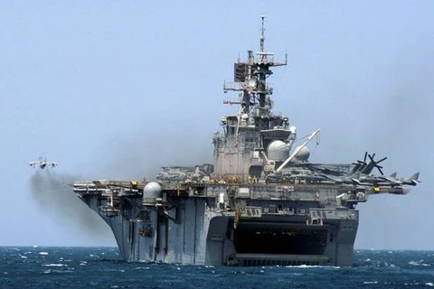 Mỹ triển khai tàu chiến đến vùng biển ngoài khơi Libya