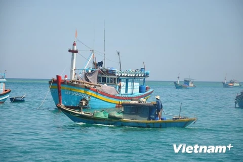 Bình Thuận: Khẩn trương ứng cứu ngư dân gặp nạn trên biển