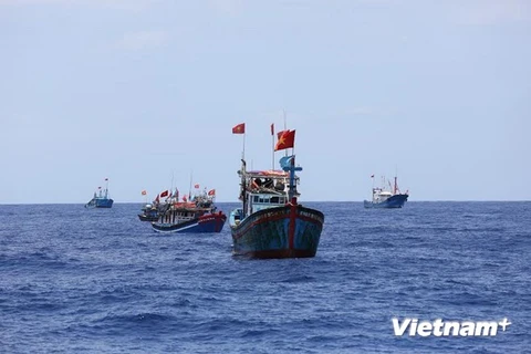 Tàu cá bị chìm ở vùng biển Bình Thuận làm một ngư dân mất tích