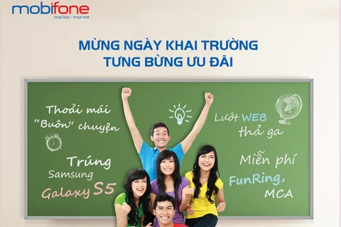 MobiFone tung ra chương trình khuyến mãi lớn cho tân sinh viên