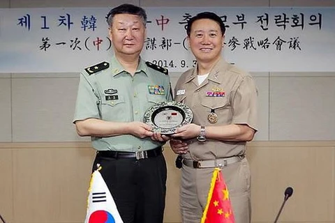 Hàn Quốc và Trung Quốc tổ chức cuộc gặp cấp Bộ Tổng tham mưu
