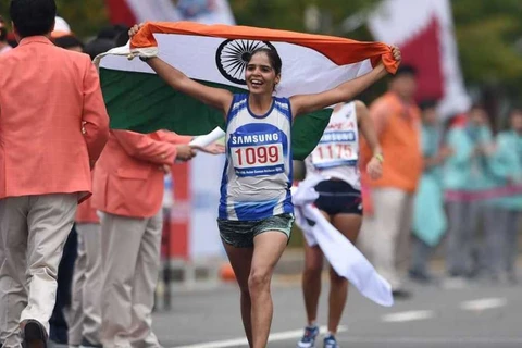 Cô gái 21 tuổi lập kỳ tích cho thể thao Ấn Độ ở môn đi bộ