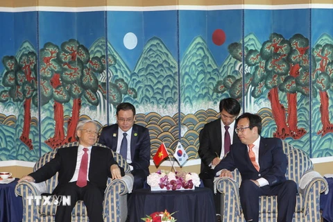 Tổng Bí thư Nguyễn Phú Trọng thăm thành phố cảng Busan 