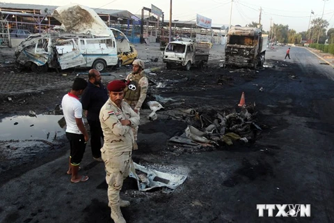 Đánh bom ở trung tâm Baghdad, hơn 40 người thương vong 