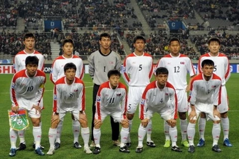 Triều Tiên tham dự giải bóng đá U15 quốc tế tại Hàn Quốc