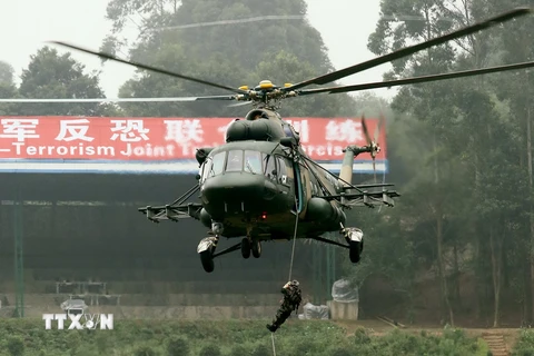 Ấn Độ - Trung Quốc bắt đầu tập trận chung chống khủng bố
