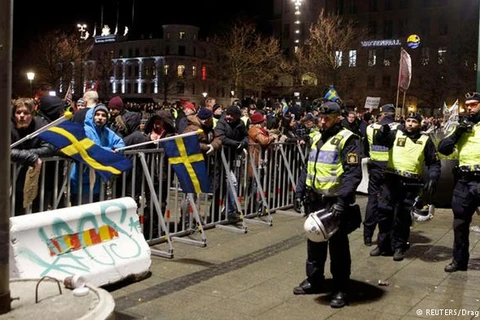Phong trào PEGIDA tổ chức cuộc biểu tình đầu tiên ở Thụy Điển 
