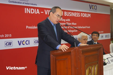 Nâng kim ngạch thương mại Việt Nam-Ấn Độ lên 20 tỷ USD năm 2020