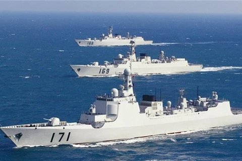 Biên đội tàu hải quân Trung Quốc trở lại vịnh Aden, vùng biển Somalia