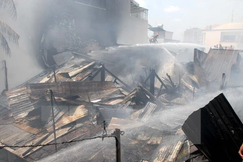 Hải Phòng: Hỏa hoạn thiêu rụi nhà hàng "Vịt cỏ Vân Đình"