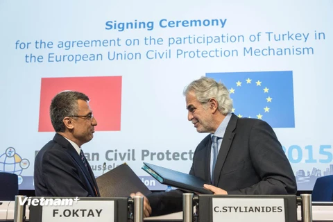 Thổ Nhĩ Kỳ tham gia các cơ chế bảo vệ dân sự Liên minh châu Âu