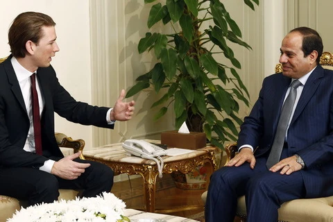 Lãnh đạo Ai Cập và Áo thảo luận về cuộc chiến chống khủng bố