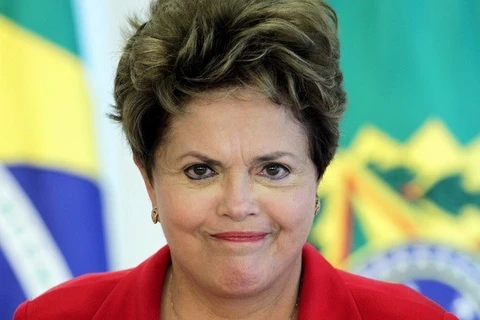 Tổng thống Brazil Dilma Rousseff. (Nguồn: AFP)