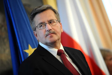 Tổng thống Ba Lan Bronislaw Komorowski. (Nguồn: AFP)