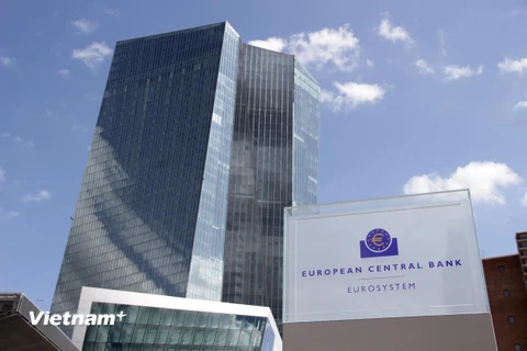 Trụ sở ngân hàng trung ương châu Âu tại Frankfurt, Đức. (Nguồn: Mạnh Hùng/Vietnam+) 