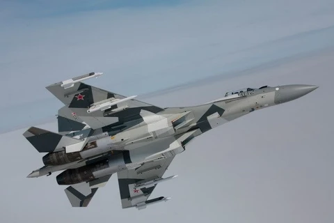 Máy bay chiến đấu Su-35. (Nguồn: AP)