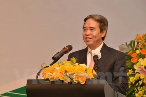 Thống đốc Ngân hàng Nhà nước Nguyễn Văn Bình. (Ảnh: Tiến Hưng/Vietnam+)