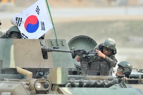 Binh sỹ Hàn Quốc. (Nguồn: AFP/TTXVN)