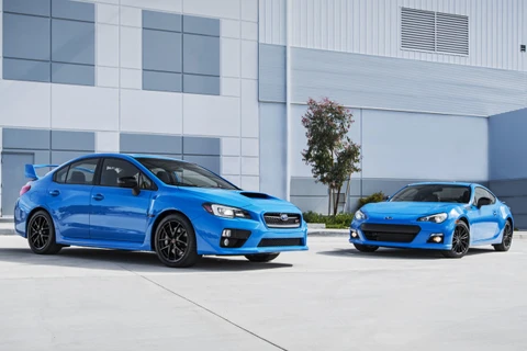 Phiên bản mới của hai mẫu xe BRZ coupe và WRX STI. (Nguồn: autoblog.com)