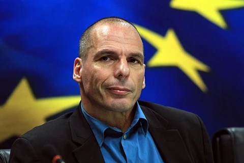 Bộ trưởng Tài chính Hy Lạp Gianis Varoufakis. (Nguồn: EPA)